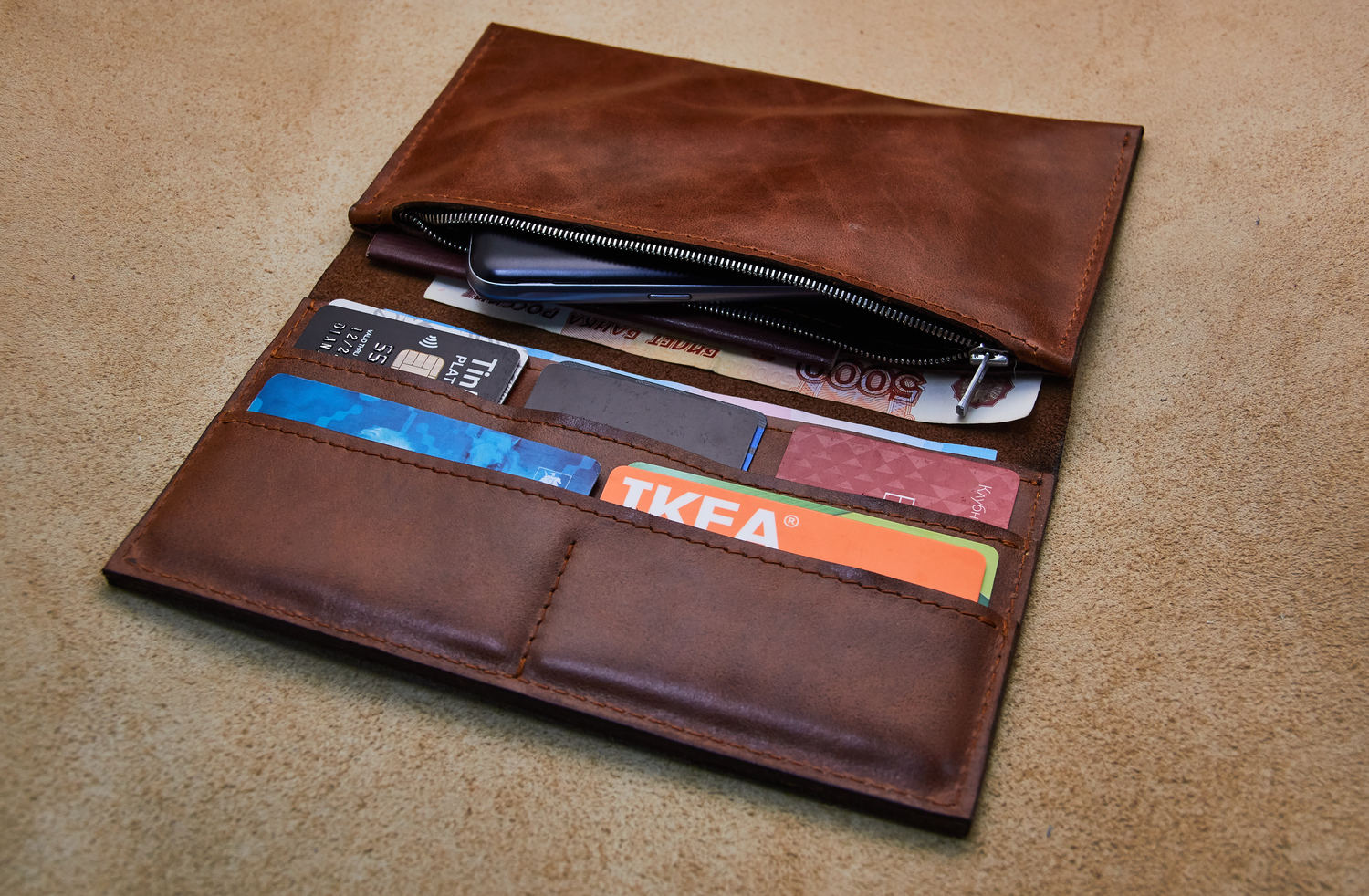 Ежедневник в коже Ежедневник в коже